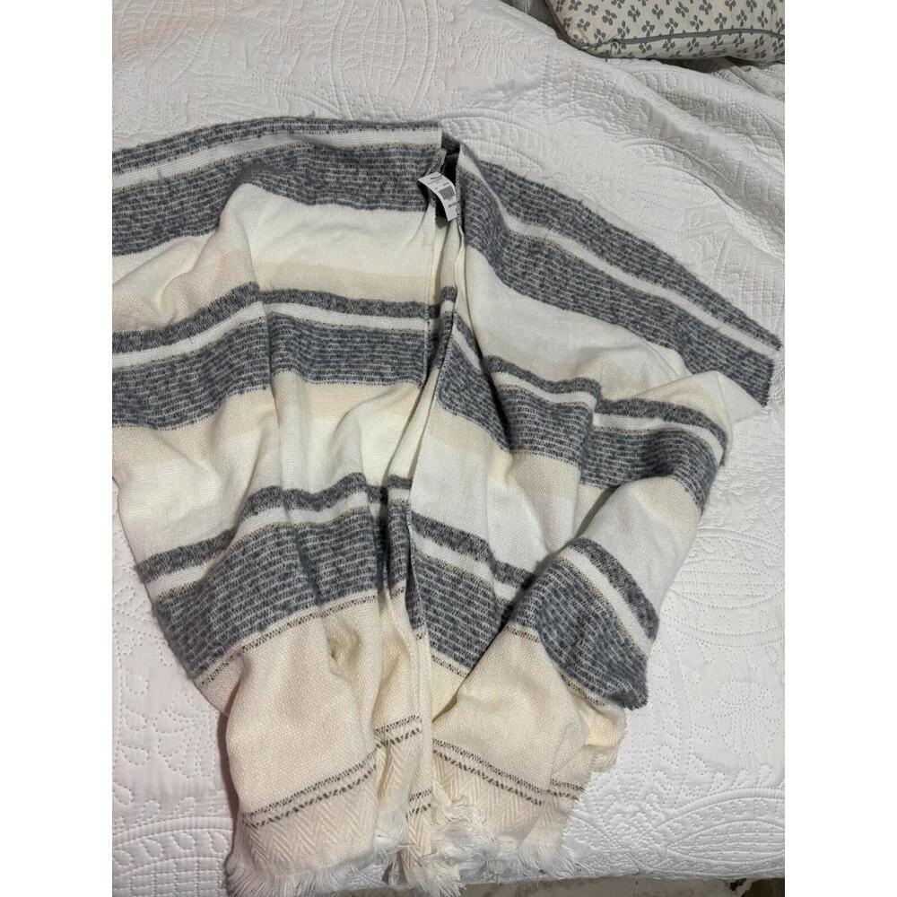 Open Front Cardigan/blanket Cape One Sleeveless Size Fits Most NWT - Picture 7 of 7